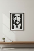 John Wick HueForge 3D Print Wall Art – Cinematic Portrait Decor (20cm x 16cm)