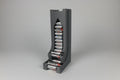 AA & AAA Battery Holder Dispenser Organizer (Vertical Storage Rack)