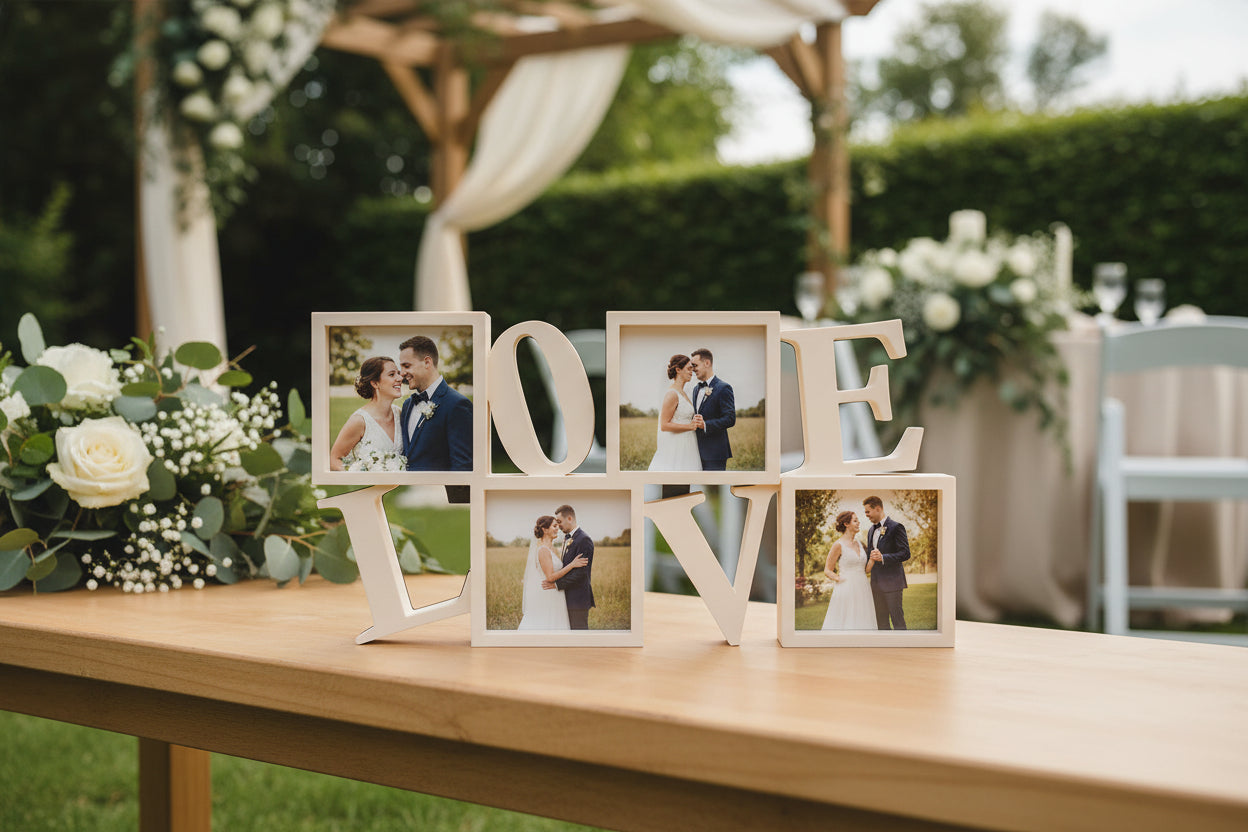 LOVE Photo Holder Frame – Decorative Photo Display