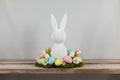 Mini Modern Easter Bunny Decor Figurine